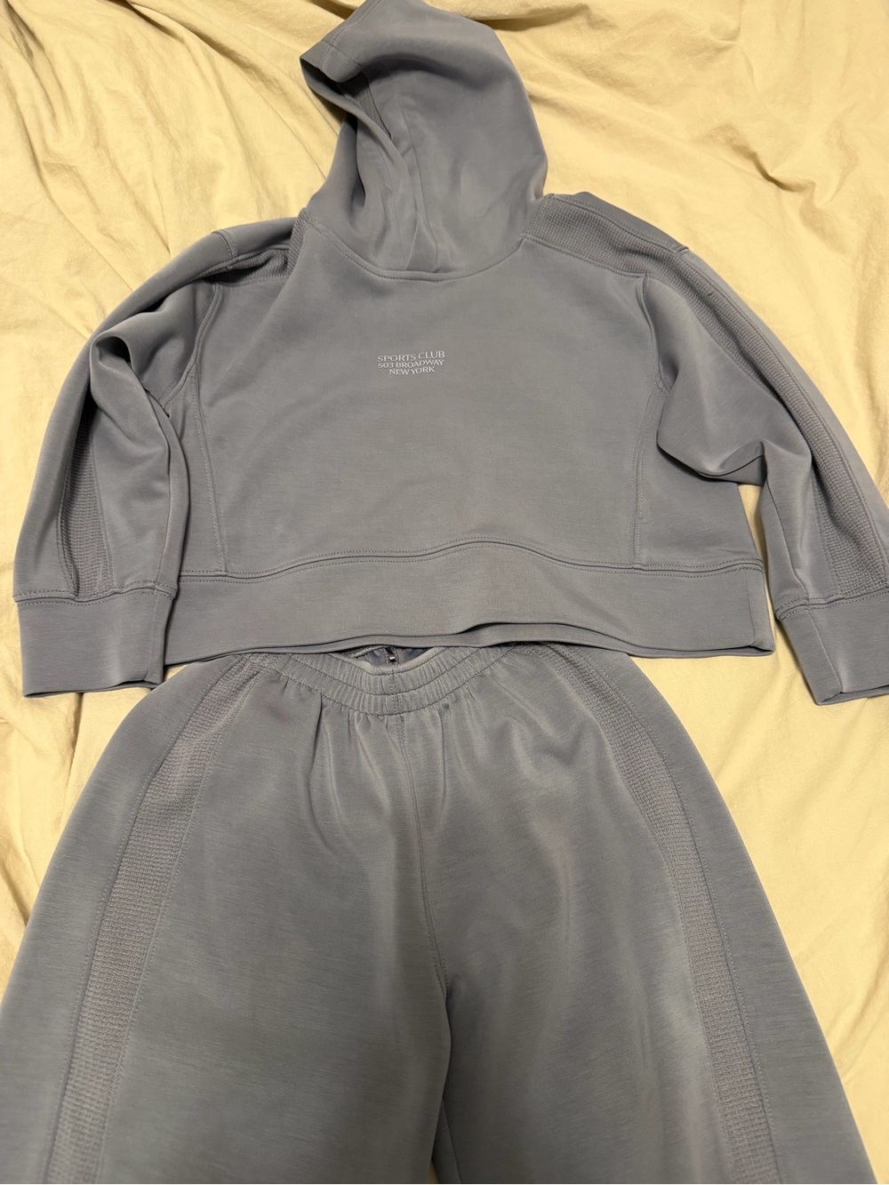 Kids Gray Hooded Sweatshirt & Jogger Set